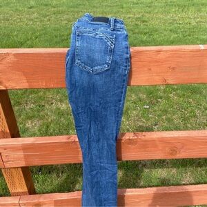 BKE Women's Deep Blue bootcut Jeans